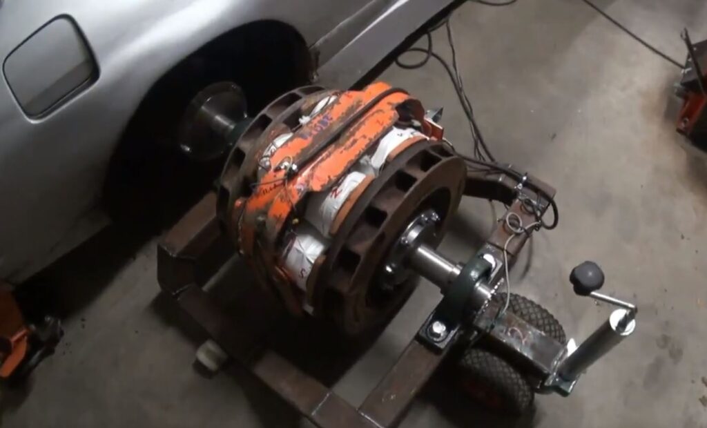 eddy current brake control dyno hub automatic setup using
